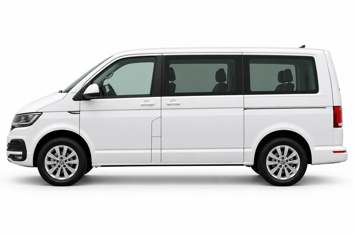 Volkswagen Transporter in side profile